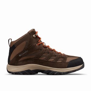 Columbia Crestwood™ Mid Vattenproof Stövlar Herr MörkBruna (IJQKP9361)